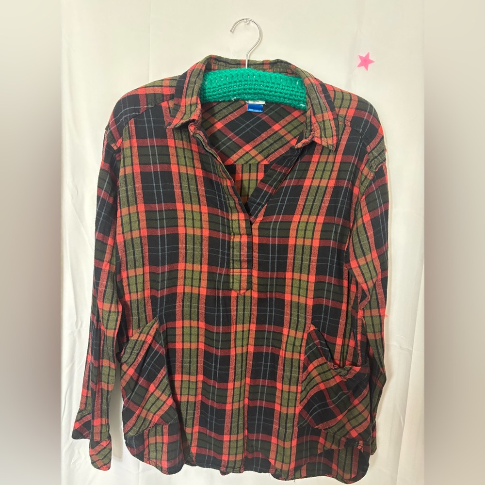 Kavu Red and Green Flannel